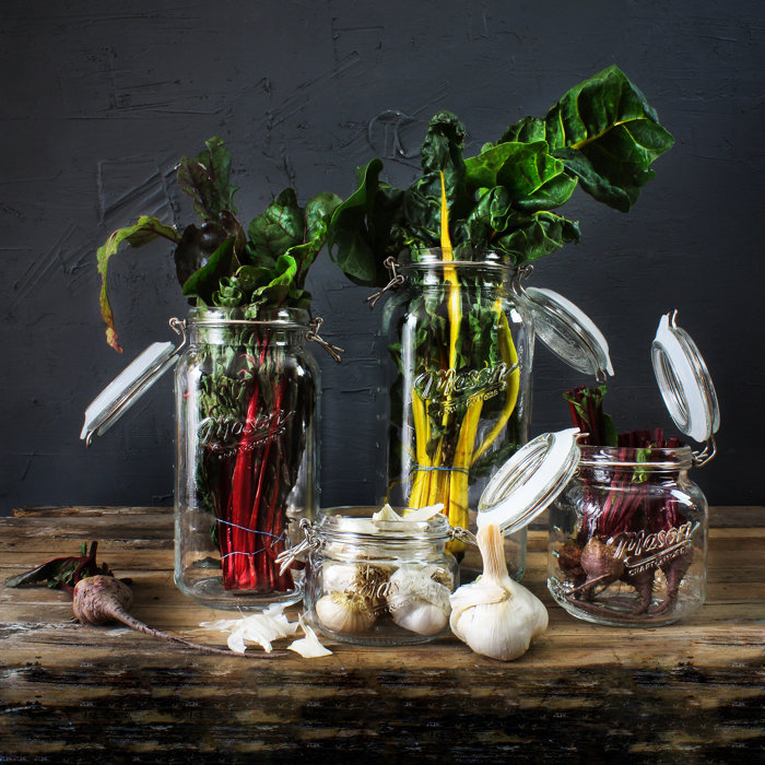 Mason jar clamp lid